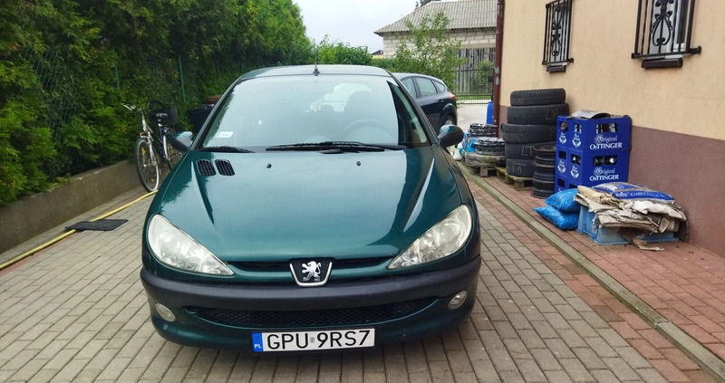 Peugeot 206 cena 4250 przebieg: 231146, rok produkcji 2004 z Puck małe 79